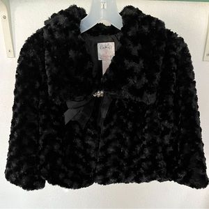 Brittney Spears for Candies Faux Fur Coverlet - Like New